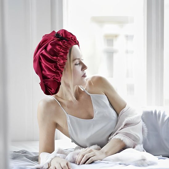 Bonnet en satin | LuxeProtect - Univers des accessoiresBonnet en satin | LuxeProtect