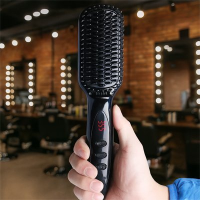 Brosse lissante chauffante | SilkStyle - Univers des accessoiresBrosse lissante chauffante | SilkStyle