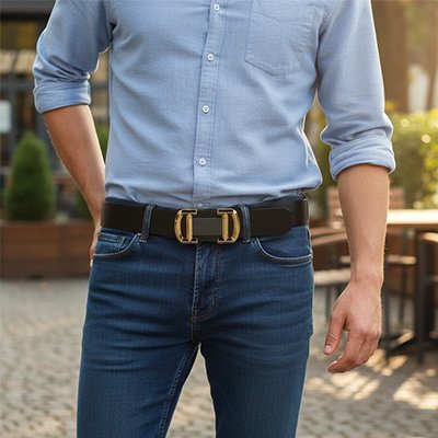 Ceinture homme | Élégance Cuir Véritable - Univers des accessoiresCeinture homme | Élégance Cuir Véritable