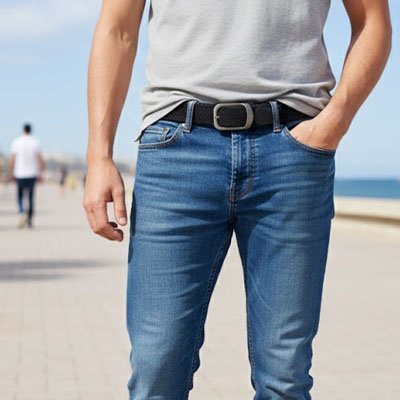 Ceinture en Cuir Véritable | Artisanale - Univers des accessoiresCeinture en Cuir Véritable | Artisanale