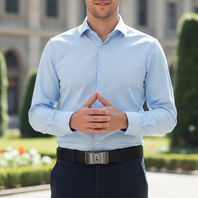 Ceinture en Cuir Premium | Élégance - Univers des accessoiresCeinture en Cuir Premium | Élégance