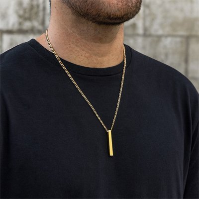 Collier homme élégant | Acier inoxydable - Univers des accessoiresCollier homme élégant | Acier inoxydable