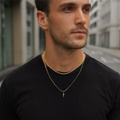 Collier homme | Tendance Intemporelle - Univers des accessoiresCollier homme | Tendance Intemporelle
