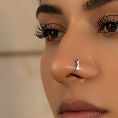 Faux piercing nez | Élégance Ajustable - Univers des accessoiresFaux piercing nez | Élégance Ajustable