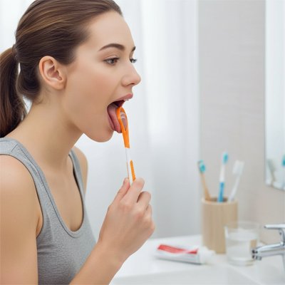 Gratte langue en cuivre | PureBuccal - Univers des accessoiresGratte langue en cuivre | PureBuccal