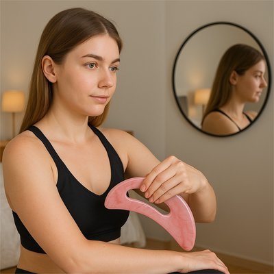 Gua sha corps | Silhouette Naturelle - Univers des accessoiresGua sha corps | Silhouette Naturelle