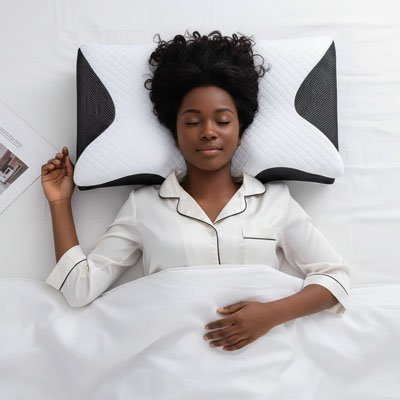 Oreiller à mémoire de forme | Cervical Relief - Univers des accessoiresOreiller à mémoire de forme | Cervical Relief