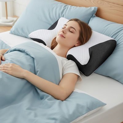 Oreiller à mémoire de forme | Cervical Relief - Univers des accessoiresOreiller à mémoire de forme | Cervical Relief