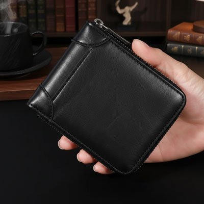Portefeuille en Cuir Véritable | Élégance - Univers des accessoiresPortefeuille en Cuir Véritable | Élégance