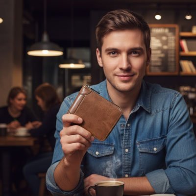 Portefeuille en Cuir Véritable | Élégance - Univers des accessoiresPortefeuille en Cuir Véritable | Élégance