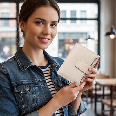 Portefeuille Compact | Élégance Cuir Véritable - Univers des accessoiresPortefeuille Compact | Élégance Cuir Véritable