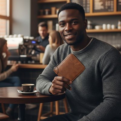 Portefeuille en Cuir Véritable | Élégance - Univers des accessoiresPortefeuille en Cuir Véritable | Élégance