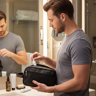 Trousse de toilette homme | Voyage Imperméable - Univers des accessoiresTrousse de toilette homme | Voyage Imperméable