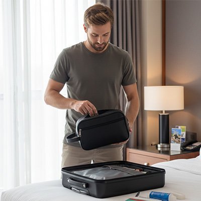 Trousse de toilette homme | Voyage Imperméable - Univers des accessoiresTrousse de toilette homme | Voyage Imperméable