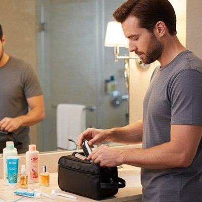 Trousse de toilette homme | Voyage Imperméable - Univers des accessoiresTrousse de toilette homme | Voyage Imperméable