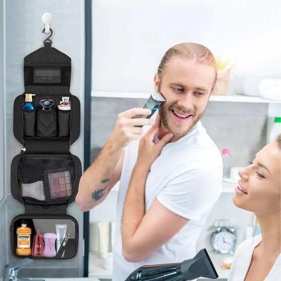 Trousse de Toilette Imperméable | Élégance Voyage - Univers des accessoiresTrousse de Toilette Imperméable | Élégance Voyage